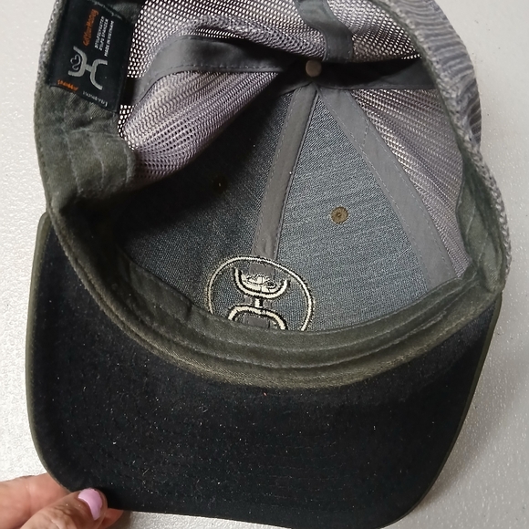 Get Your Hooey Camo Green Mesh Baseball Cap Trucker Hat RARE Adjustable Snapback - Picture 6 of 14